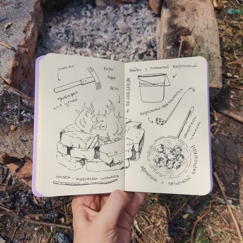 A sketchbook spread with picnic sketches Picnic Sketch, Sketchbook Spread, Line Sketch, Journal Inspo, Food Illustrations, Sketch Book, The Outsiders, Sketch, Camping