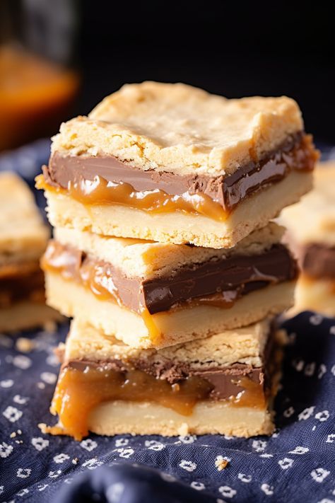 Caramel Shortbread Bars, Homemade Shortbread, Caramel Shortbread, Baked Caramel, Chocolate And Caramel, Shortbread Bars, Dessert Bar Recipe, Cookie Bar, Bar Recipe