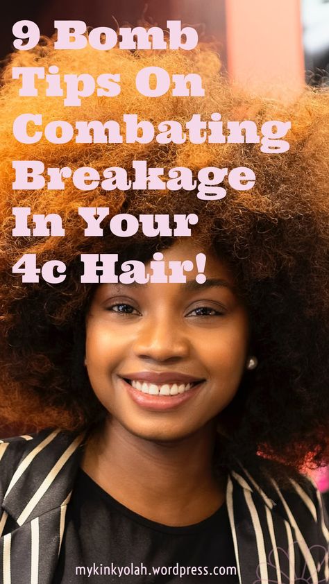 Simple yet effective ways of dealing with breakage in 4c hair. Hair Breakage Remedies, 4a Hair, Growth Tips, 4c Natural Hair, 4c Natural, Hair Guide, 4c Hair, Hair Growth Tips, 4c Hairstyles