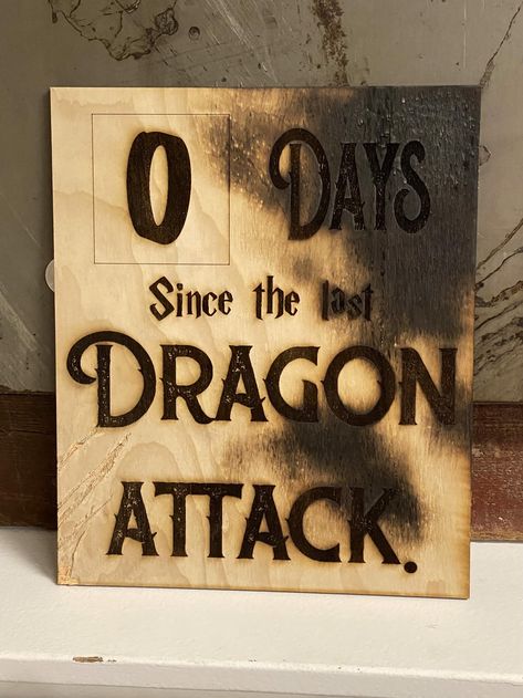 0 Days since the last design attack Workplace Sign Gameroom | Etsy Dnd Gift Ideas Diy, Dnd Decorations Diy, Nerdy Basement Ideas, D&d Room Decor, Dnd Game Room Ideas, Dnd House Decor, Nerd Decor Home, Dungeons And Dragons Halloween Decorations, D&d Game Room