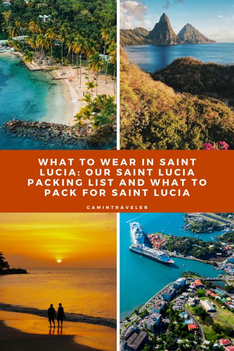 Carry On Packing, Saint Lucia, Packing Lists, Travel Articles, What To Pack, St Lucia, Travel Stories, Carry On Bag, Female Travel