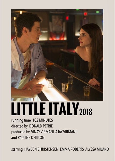 Minimalistic/polaroid movie poster by me The Best Romantic Movies, Little Italy Movie, Romantic Movie Posters, Aesthetic Movies To Watch, Autumn Movies, Movie Recs, Quote Movie, Romcom Movies, Movies To Watch Teenagers