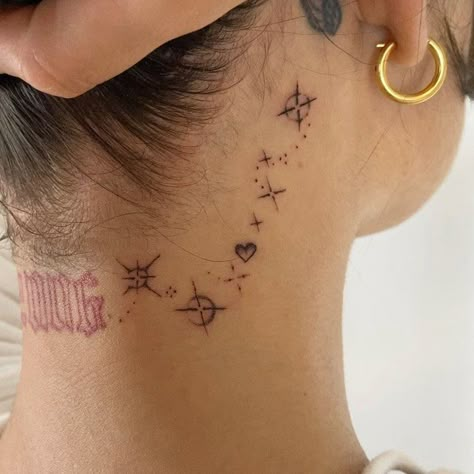 Small Shoulder Tattoos, Girl Arm Tattoos, Hand And Finger Tattoos, Virgo Tattoo, Neck Tattoos Women, Flame Tattoos, Sharpie Tattoos, Chest Tattoos For Women, Red Ink Tattoos