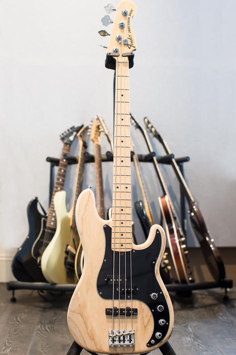 fender-p-bass-Natural Fender P Bass, Bass Design, Bass Lines, Fender Squier, Double Bass, Fender Bass, Bass Guitars, String Instruments, Bass Guitar