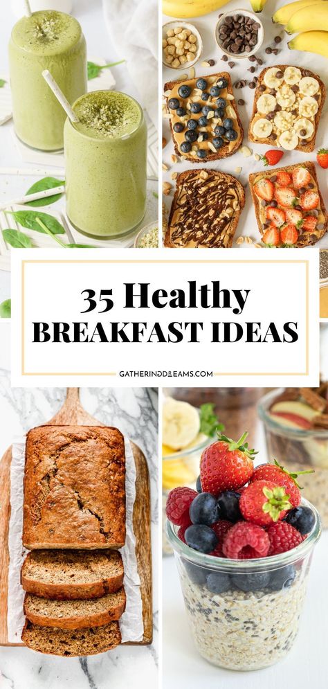 Brighten your morning with 35 healthy breakfast recipes. Each dish is easy to prepare and full of flavor for a happy start. Healthy Breakfast Options On The Go, Quick Healthy On The Go Breakfast, What Is A Healthy Breakfast, Easy To Make Healthy Breakfast, Easy Clean Eating Breakfast, Clean Healthy Breakfast, Healthy And Filling Breakfast, Quick Easy Healthy Breakfast Ideas Clean Eating, Ideas For Breakfast Healthy