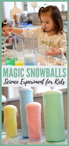 Kids Activities Indoor, Toddler Science, Science Activity For Kids, Rainy Day Activities For Kids, Science For Toddlers, How To Make Magic, Winter Science, Fun Kids Activities, Fun Indoor Activities