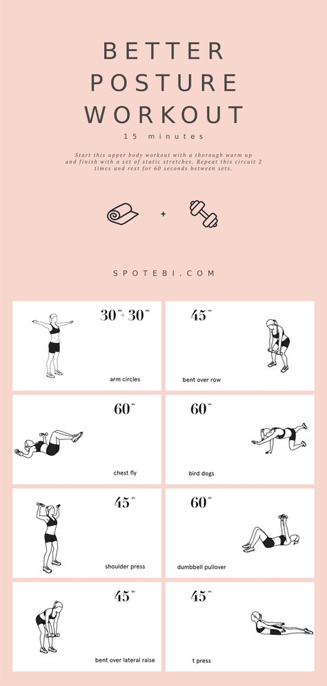 This Beginner-Friendly Better Posture Workout is designed to help you improve body alignment, performance, and make you look taller, longer, and leaner. https://www.spotebi.com/workout-routines/better-posture-beginner-friendly-workout/ Posture Workout, Biceps Training, Bicep And Tricep Workout, Latihan Dada, Posture Exercises, Biceps And Triceps, Triceps Workout, Biceps Workout, Better Posture