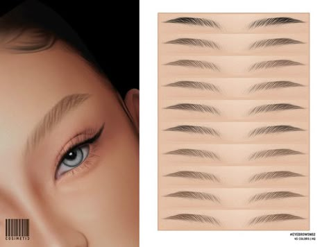 Sims 4 Skin Eyebrows, Eyebrows Sims 4 Cc Patreon, Sims 4 Cc Patreon Eyebrows, Sims 4 Eyebrows Patreon, Sims 4 Cc Eyebrows Patreon, Cosimetic's Sims 4, Sims 4 Cc Eyes, Sims 4 Cas Mods, The Sims 4 Skin