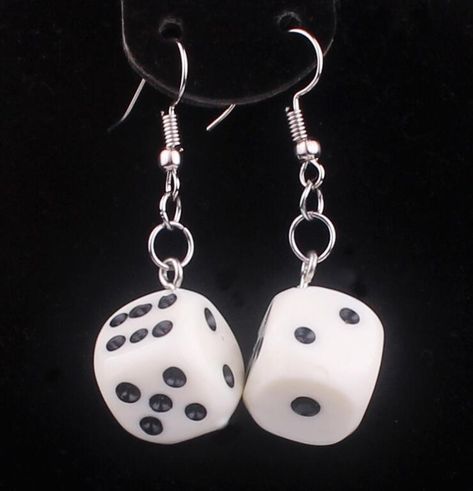 Smarter Shopping, Better Living! Aliexpress.com 3d Dice, Dice Earrings, Black Keychain, Blue Keychain, Engraved Earrings, Gothic Earrings, Dangle Necklaces, Liam Payne, Niall Horan