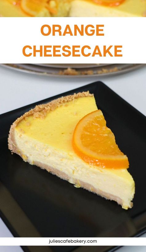 Orange Cheesecake Recipe Orange Cheesecake Recipes, Orange Cheesecake, The Best Cheesecake, Serving Ideas, Orange Dream, Best Cheesecake, Cheese Serving, Cheesecake Recipe, Vanilla Sugar