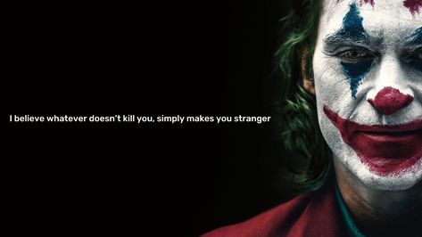 Whatever doesn’t kill you, simply makes you stranger.

#wallpaper #moviequotes #joker #wisdom Universe Hd, Joker Background, Image Joker, Joker Film, Joker 2019, Ultra Hd 4k Wallpaper, Joker Iphone Wallpaper, Joker Images, Hd Wallpapers For Pc