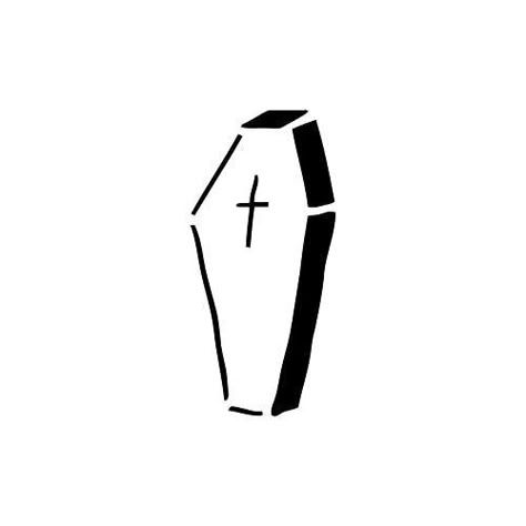 Small Coffin Tattoo Simple, Coffin Tattoo Simple, Coffin Drawings Simple, Goth Stick And Poke, Small Coffin Tattoo, Goth Stick And Poke Tattoo, Simple Goth Tattoos, Tattoo Emo, Coffin Tattoo