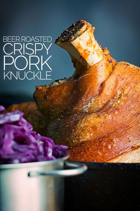 Pork Knuckle In Air Fryer, Pork Knuckle Recipe, German Pork Knuckle, Eisbein Recipe, Pork Shanks Recipe, Dubai Dinner, Pork Shanks, Sweet Pancake Recipe, Oktoberfest Menu