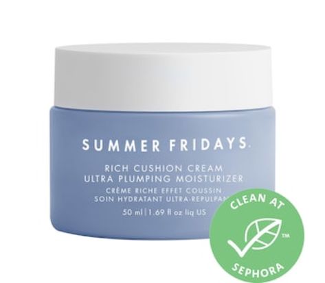 Check out this product at Sephora.com - Summer Fridays Rich Cushion Cream Ultra Plumping Moisturizer - 1.69 oz / 50 ml Sephora Employee, Summer Friday, Skincare Moisturizer, Toxic Skincare, Store Manager, Unisex Skincare, Cleansing Balm, Summer Fridays, New Skin