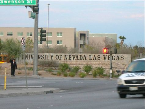 UNLV University of Nevada at Las Vegas Rebels - campus entrance wall Unlv Aesthetic, Las Vegas Nevada Aesthetic, Las Vegas Nevada Wallpaper, Wakuda Las Vegas, University Of Nevada Las Vegas, Leaving Las Vegas, Las Vegas Vacation, Exchange Student, Vegas Vacation