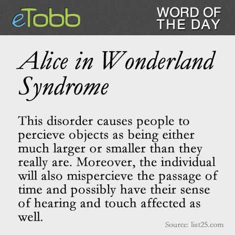 Alice In Wonderland Syndrome, Psychological Tips, Crps Awareness, Wonderland Tattoo, Chronic Migraines, Neurological Disorders, Mental Disorders, Year 3, Invisible Illness