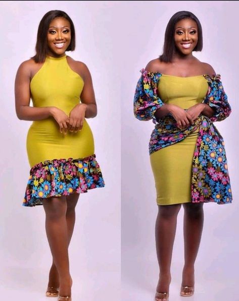 Short Ankara Dresses Classy, Short Ankara Dresses, Beautiful Ankara Styles, Ankara Short Gown Styles, African Print Dress Ankara, Short African Dresses, African Print Dress Designs, Dinner Dress Classy, Ankara Dresses