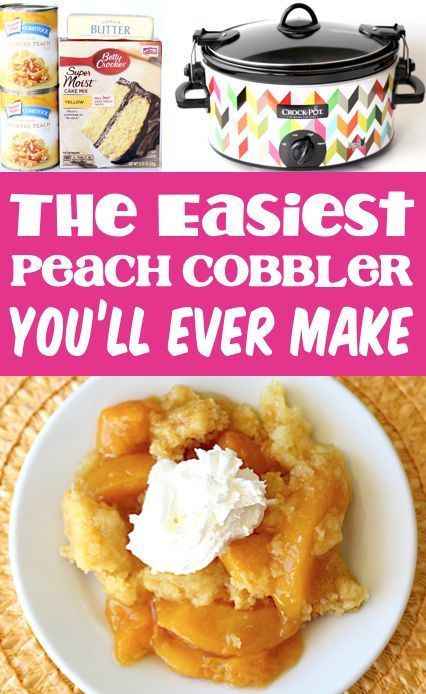 Crockpot Peach Cobbler Dump Cake Easy Crock Pot Peach Cobbler, Peach Dump Cobbler 3 Ingredients, Peach Cobbler In A Crock Pot, 3 Ingredient Cobbler Crockpot, Peach Cobbler In Slow Cooker, Dump And Bake Cobbler, Crockpot Cobbler Easy, 3 Ingredient Peach Cobbler Dump Cake, Peach Pie Dump Cake