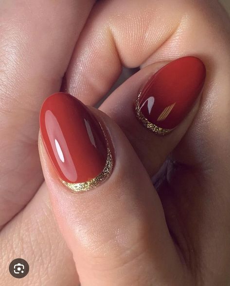 Burnt Orange And Tan Nails, Wedding Nails Orange, Burnt Orange And Black Nails, Burned Orange Nails, Burnt Orange Wedding Nails, Rust Nails Design, Burnt Orange Nails Designs, Burnt Orange Nail Ideas, Rust Nails