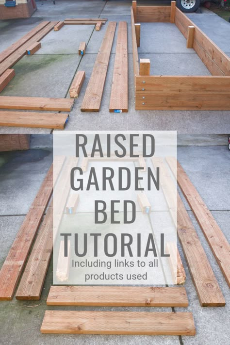 How To Build Your Own Raised Garden Beds, Wood Garden Beds Diy, How To Build Raised Flower Beds, Diy Sloped Garden, Simple Garden Boxes Diy, Raised Vegetable Beds Diy, Raised Garden Beds Materials, How To Build Raised Bed Garden, Raised Garden Bed Measurements