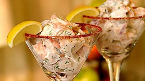 Lobster Salad Cocktail Recipe - Food.com Lobster Cocktail, Lobster Appetizers, Lobster Dip, Grilled Catfish, Light Pasta Dishes, Light Pasta, Lobster Salad, Cajun Recipes, Cocktail Recipe