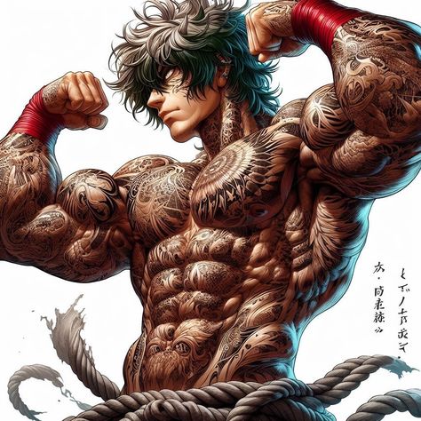 Jack Hanma, Covered In Tattoos, Hanma Baki, Baki Hanma, Warrior Concept Art, Wallpaper For Pc, Piskel Art, Street Fighter Art, Animation Art Character Design