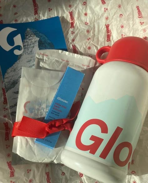 Glossier Thermos, Glossier Tumbler, Glossier Swiss Miss, Surf Room Decor, Trendy Water Bottles, Summer Phone Cases, December Baby, Swiss Miss, Slouch Socks