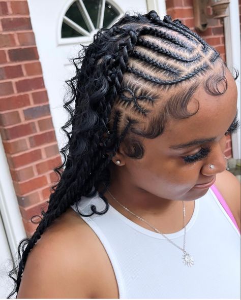 Knotless With Color, Lemonade Braids Hairstyles, Boho Knotless, Pretty Braids, Star Goddess, Feed In Braids Hairstyles, Quick Natural Hair Styles, Box Braids Hairstyles For Black Women, Braided Cornrow Hairstyles