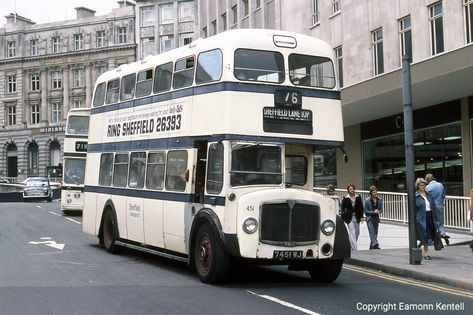 South Yorkshire Transport, London Double Decker Bus Aesthetic, Bedford Buses, Sheffield City, Bus Route, Double Decker Bus London, Buses And Trains, South Yorkshire, Bus Conversion