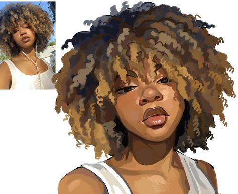 Amazing Art Styles, Cartoon Art Ideas, Black Fanart, Piskel Art, Arte Inspo, Black Art Pictures, Dope Art, Afro Art, Cute Art Styles