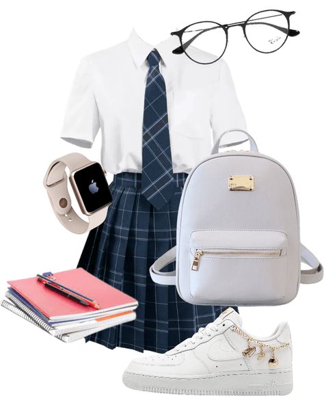 back to school Outfit | ShopLook Clothes School, Back To School Outfit, School Dresses, School Pictures, Graduation Outfit, Outfit Shoplook, Back To School Outfits, School Outfit, School Outfits