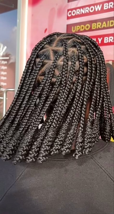 Barrel Knotless Braids, Barrel Braids, Brown Box Braids, Latest Braided Hairstyles, Latest Hair Braids, Protective Style Braids, Cornrows Braids For Black Women, Braided Hairstyles For Teens, Natural Hair Bun Styles