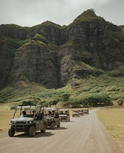 Kualoa Ranch on Instagram: "Treat yourselves to one of our ATV raptor tours! 🌴 😍⁠ ⁠ Our ATV tour is our most popular tour here at Kualoa Ranch. Each raptor can hold between 2 to 6 people, and your tour guide will lead you deep into scenic valleys, often rambling through dirt roads and dusty trails! 🤙🏽⁠ ⁠ #hawaii #kualoa #kualoaranch" Kualoa Ranch, Dirt Roads, Atv Tour, Dirt Road, Hawaii Island, Oahu Hawaii, Oahu, Tour Guide, Hawaii