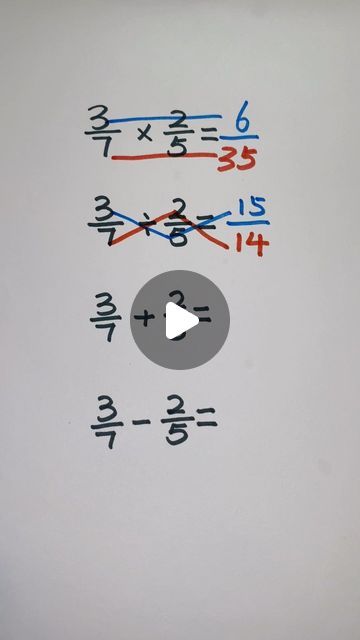 Math Tricks on Instagram: "Fractions tricks: Adding & Subtracting fractions | multiplying & dividing fractions | fraction hack #reels" How To Add Fractions, Fraction Tricks, Fraction Hacks, Multiply Fractions, How To Multiply Fractions, Grade 4 Fractions, How To Subtract Fractions, Adding Fractions With Like Denominators, Fraction Math Hacks