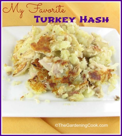 Turkey Hash Recipe, Perfect Turkey Recipe, Turkey Potato, Turkey Hash, Recipe With Potatoes, Recipe For Turkey, Leftover Ideas, Gluten Free Turkey, Turkey Leftovers