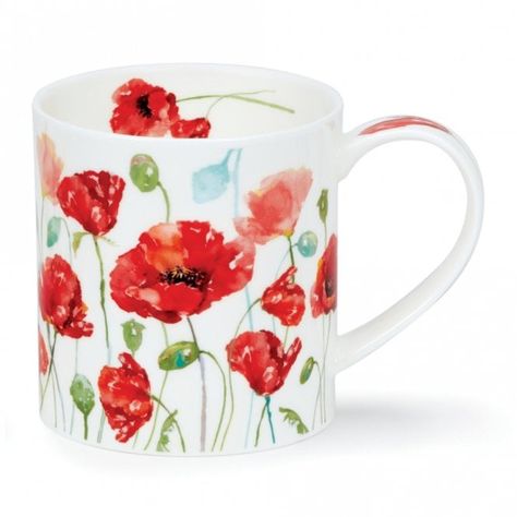 Dunoon fine bone china mugs are handcrafted in Staffordshire, England. They are produced to the highest quality using traditional methods which have been developed and refined over 3 family generations in the pottery industry. Orkney is a modern, straight sided mug which lends itself to contemporary patterns. It has a strap handle making it very comfortable to use. Bring the beauty of a blooming garden into your home with these 'Floral Breeze' mugs by Harrison Ripley, featuring an abundance of rich, red poppies. Artist Born in Leeds, Harrison is a freelance illustrator who had always worked in many different mediums and techniques, until being introduced to watercolour where he became hooked. This medium allows him to create lots of movement and fluidity, using spontaneous brushstrokes. Di Family Generations, Picture Frame Clock, Crystal Paperweight, Blooming Garden, Staffordshire England, Hummel Figurines, Crystal Glassware, Miniature Animals, Crystal Figurines