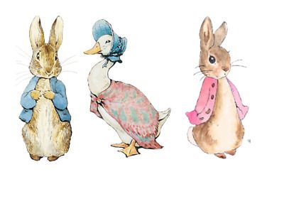 15 VINTAGE PETER RABBIT STAND UP EDIBLE CUPCAKE TOPPERS WAFER CARD CUT OR UNCUT | eBay Peter Rabbit Illustration, Jemima Puddle Duck, Beatrix Potter Illustrations, Peter Rabbit Cake, Beatrice Potter, Puddle Duck, Peter Rabbit Birthday, Peter Rabbit Party, Peter Rabbit And Friends