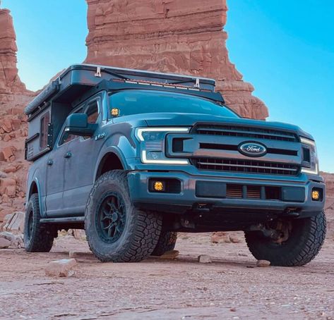 Ford F150 Overland, F150 Overland, Off Road Build, 2019 Ford F150, Overland Build, Truck Toppers, Ford F150 Xlt, Ford E250, Overland Truck