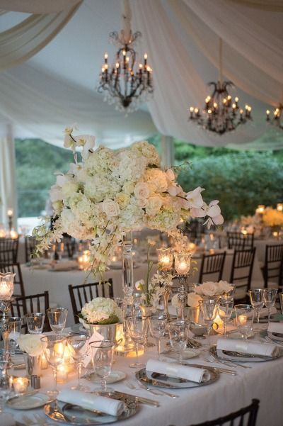 Wedding Table Lighting, Luxury Event Decor, Tall Centerpiece, Tent Reception, Tall Centerpieces, Tent Wedding, Wedding Table Decorations, Wedding Tables, Flowers Decor