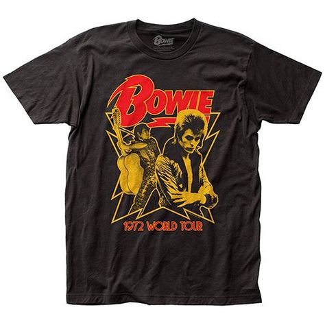 David Bowie1972 World Tour T-shirt bestproductscom David Bowie T Shirt, Bowie Shirt, Rocker Tee, Rock T Shirts, Concert Tshirts, Band Shirts, Tour T Shirts, David Bowie, World Tour