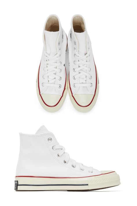 Converse Chuck 70 White, Chuck 70 White, White Chuck 70, White Chucks, Masculine Style, Converse White, Converse Chuck 70, High Sneakers, Chuck 70