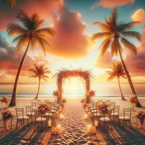 Planning Your Dream Beach Wedding in Florida: What to Consider Sunset Beach Wedding Ideas, Night Beach Weddings, Beach Sunset Wedding, Book Beach, Sunset Beach Weddings, Wedding In Florida, Beach Wedding Ideas, Fl Beaches, Dream Beach Wedding