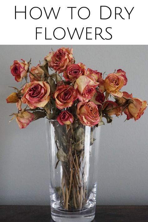 How to dry flowers for decoration. Dried Roses Arrangements, Dried Rose Decor, Dry Roses Ideas Decoration, Dried Roses Decor, Dried Roses Ideas Decoration, What To Do With Dried Roses, Dried Flowers Ideas Decor Vase, Dried Roses Ideas Diy, Dried Roses Ideas