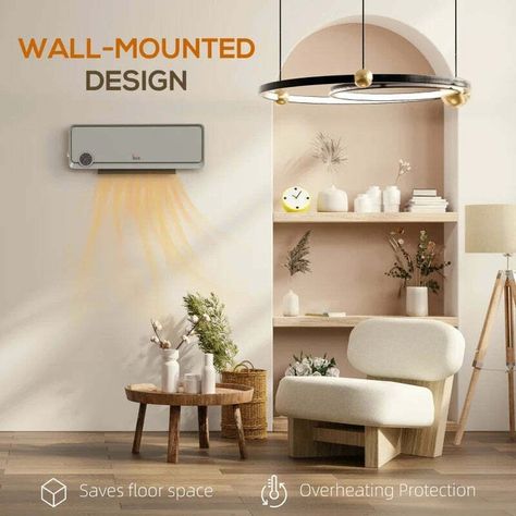 New In Stock! Discover the exceptional HOMCOM Wall Downflow Heater 2 Heat and Fan 1000W/2000W, Electric Space Heater with Timer Remote Oscillating, for Bedroom Home Office, Grey, now at an unmatched price of £56.99 #sale #homedesignideas #home #kitchenfurniture #livingroomdecor #bedroomfurniture #interiorstyling #bedroomdecor #style #decoration Kids Sofa Chair, Kids Mirrors, Door Dividers, Room Heater, Ceramic Heater, Step Stool Kids, Kids Sofa, Digital Screen, Toy Storage Boxes