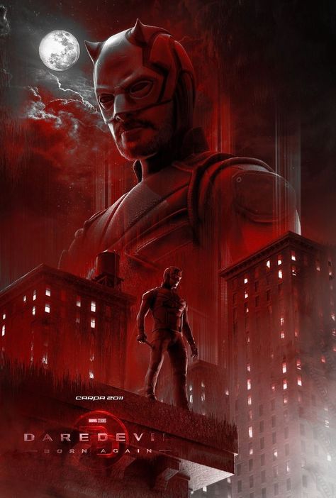 Daredevil Wallpaper, Daredevil Artwork, Daredevil Born Again, Marvel Diy, Doctor Strange Art, Daredevil Elektra, Daredevil Art, Marvel Ultimate Alliance, Daredevil Netflix