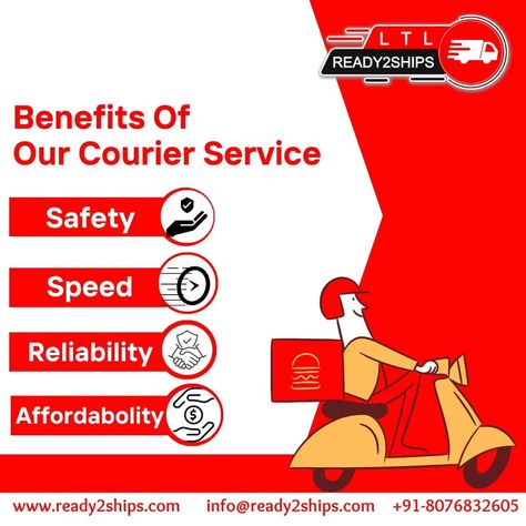 Get to know the many benefits of using ready2ships courier service for your shipping needs. Our fast, reliable, and affordable courier service offers key advantages you won't find elsewhere. ☎️ +91-8076832605 💌 info@ready2ships.com 🌐 www.ready2ships.com Courier Service, Getting To Know, Benefits, Key, On Instagram, Quick Saves, Instagram