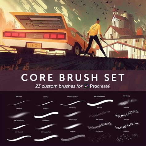 50+ Procreate Brushes For Artists (Best Free & Premium Brush Sets) Adobe Illustrator Brushes, Free Procreate Brushes, Brush Effect, Color Photoshop, Best Procreate Brushes, Procreate Ipad Tutorials, Photoshop Brush Set, Free Brushes, Free Procreate