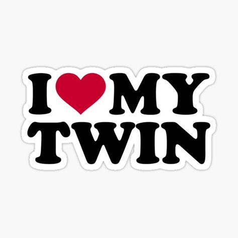 Sister Stickers, Twin Quotes, Fern Michaels, Twin Humor, Cute Panda Cartoon, Sticker Business, Panda Cartoon, Love Twins, Best Sister Ever