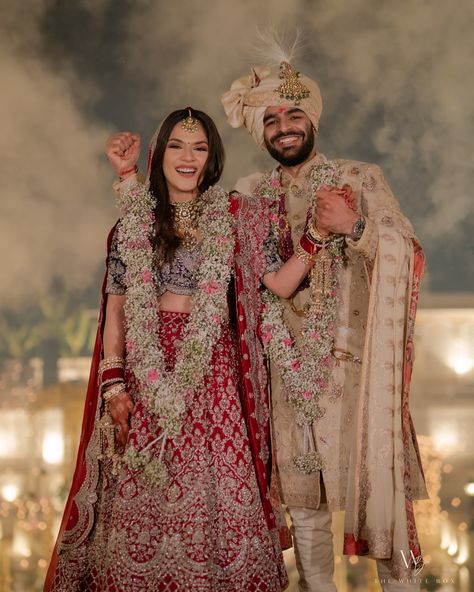 Sharvi + Ishaan ♥️ January 2024 Alsisar Nahargarh Bride - @sharvidubey Groom- @ishaankataria Photos- @thewhitebox.in Bride outfit - @jayantireddylabel Venue- @thealsisarnahargarh #alsisarmahal #alsisarnahargarh #nahargarhwedding #alsisarmahal #decorbykomal #inspiredesign #weddingdecoration #shaadisaga #decorbykomal #decorationinspo #indianwedding #luxurywedding #grandwedding #goaweddingplanner #goaweddingdecor #weddingdecorator #weddingsofinstagram # #floraldesign #flowerdecoration ... Bride And Groom Indian Wedding Outfit, Indian Wedding Outfit Bride, Groom Indian Wedding Outfits, Wedding Couple Photoshoot, Bride Groom Photoshoot, Engagement Dress For Bride, Wedding Outfits For Groom, Groom Photoshoot, Bridal Lehenga Designs