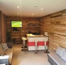 Garden Bar Shed, Barratt Homes, Converted Garage, Bar Shed, Barn Ideas, Garage Bar, Double Up, Garden Bar, The Garage